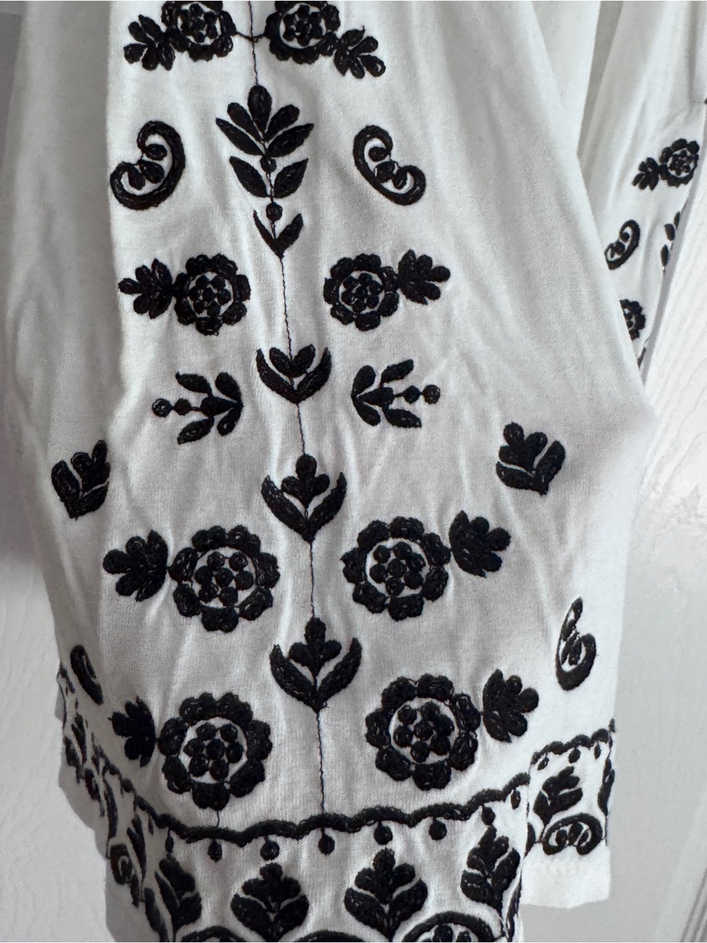 Anthropologie Akemi + Kin Chelsey Embroidered Boho-Chic Tank Top, Peasant Tank - Picture 13 of 14